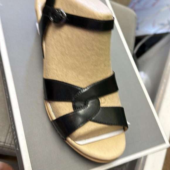Dansko Karmen Burnished Sandal Calf Black Multiple sizes - Picture 4 of 5